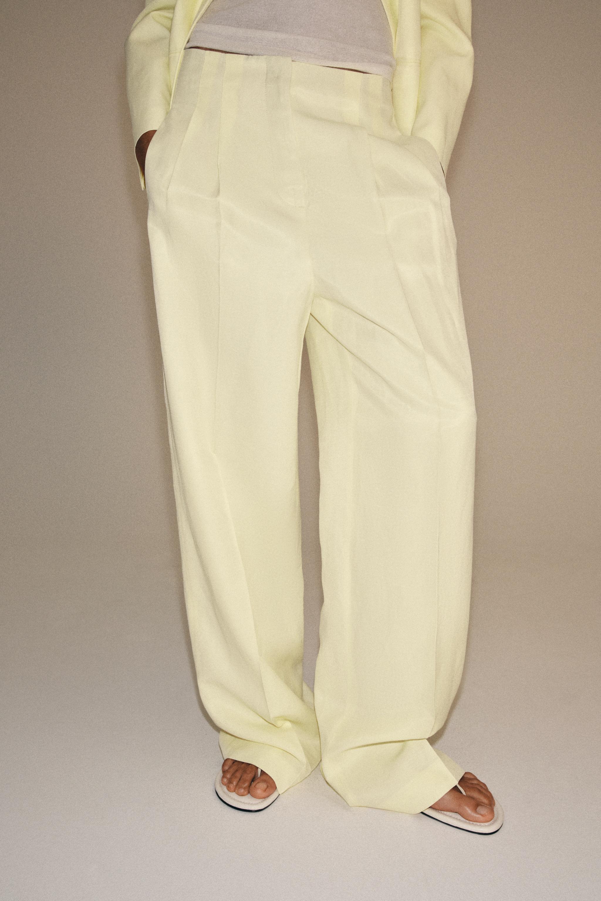ZW COLLECTION PLEATED PANTS